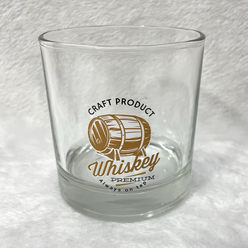 Craft Product Whiskey Premium "Always On Tap" Cocktail‎ Bar Glass